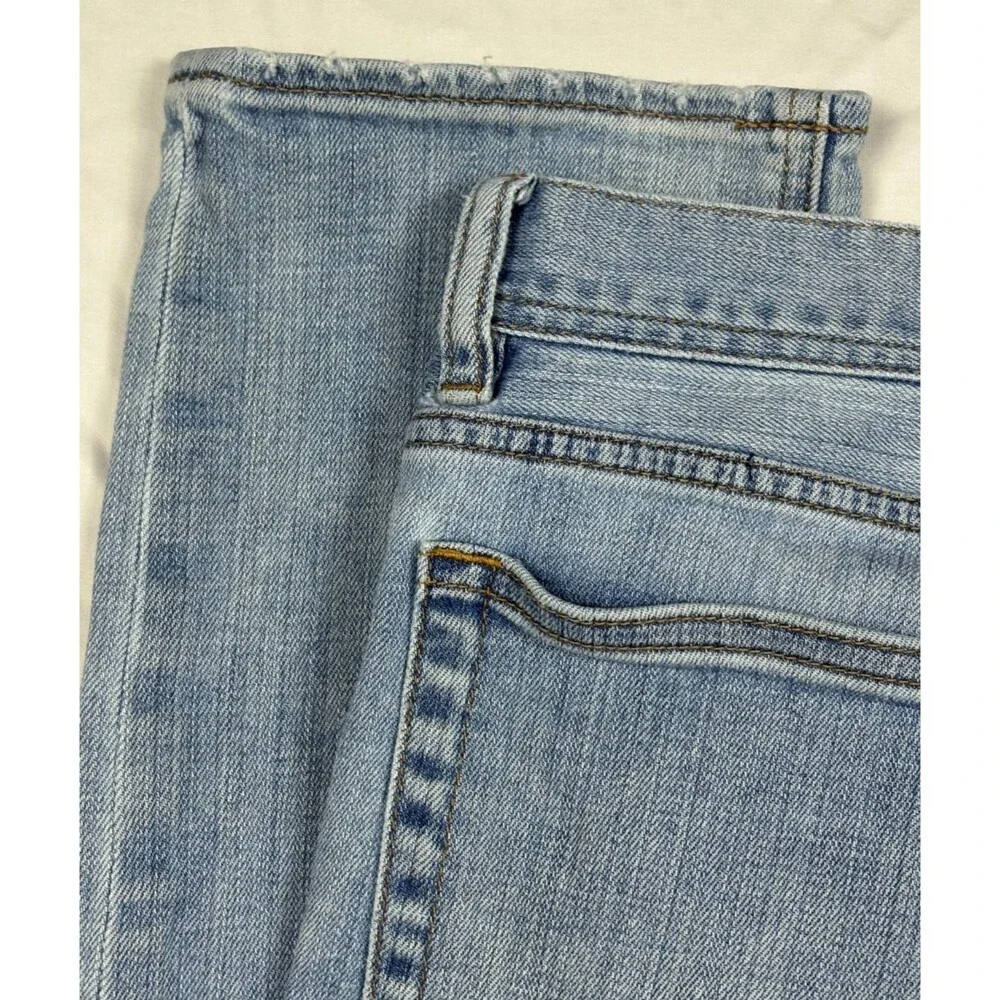 J.Crew The Sutton Jeans Mens 31x32 Light Wash Straight Stretch Denim Blue